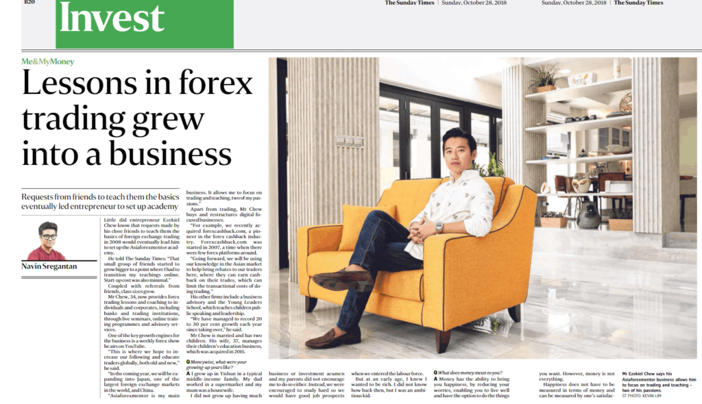 ezekiel chew straits times asia forex mentor